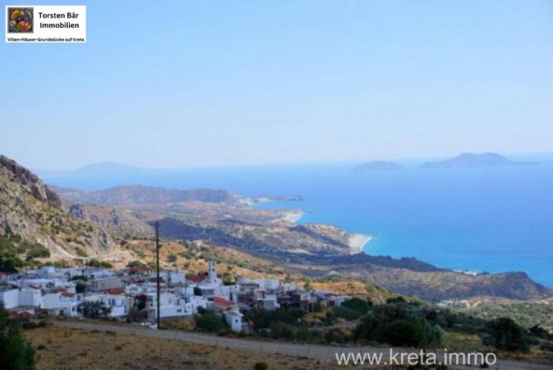 Kerames Kreta, Kerames Ein grosses Grundstück mit Meerblick Grundstück kaufen